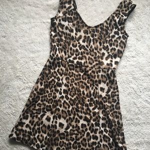 Cheetah Print mini Dress